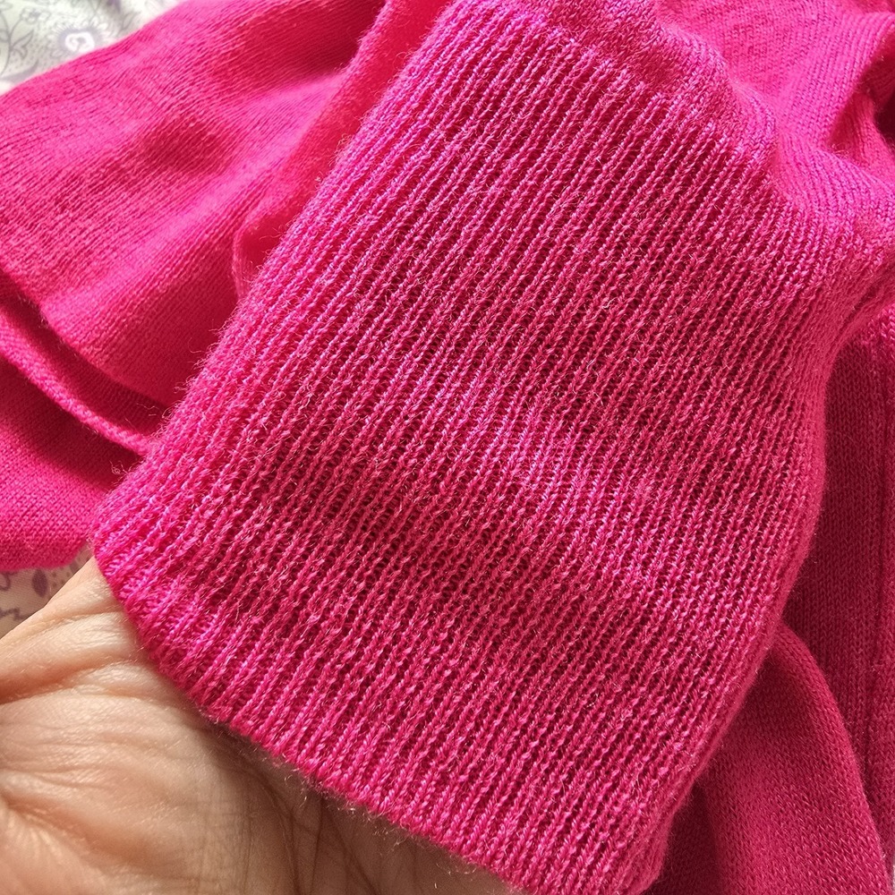 J. Crew Women's XXS Merino Wool Blend Turtleneck Sweater Pink Cozy Layer Chic - Picture 4 of 6